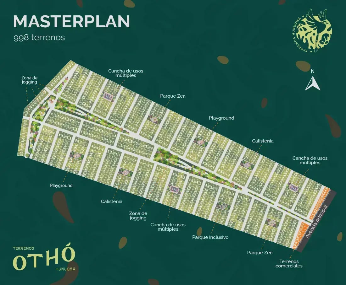 Master plan de OTHÓ Terrenos Hunucmá