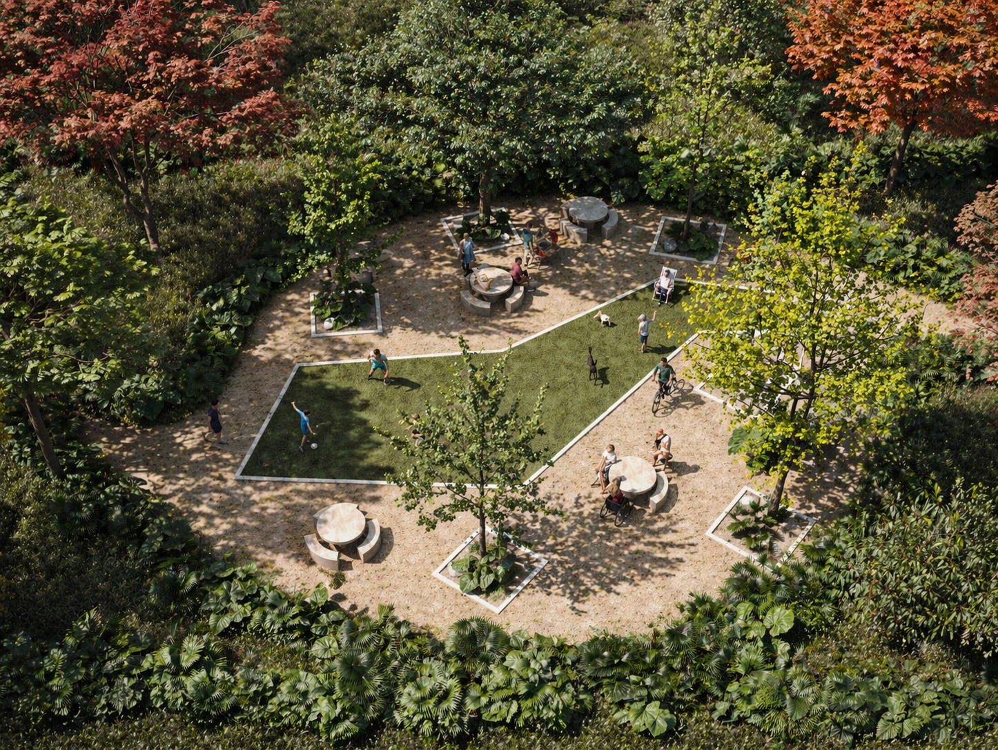 Parques y áreas verdes proyectados en OTHÓ